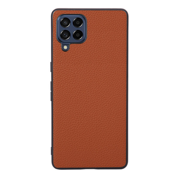 Samsung Galaxy M Serie Galaxy M53 5G Einfach Handyhülle Litschi-Hautmuster