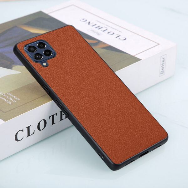 Samsung Galaxy M Serie Galaxy M53 5G Einfach Handyhülle Litschi-Hautmuster – Bild 2