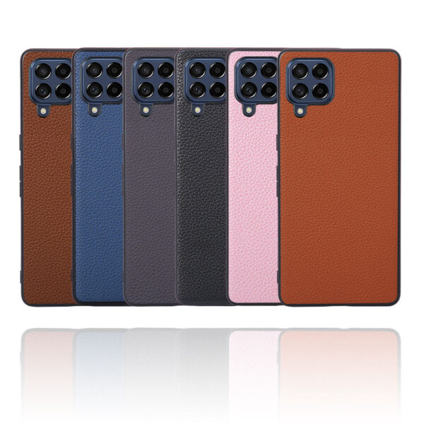 Samsung Galaxy M Serie Galaxy M53 5G Einfach Handyhülle Litschi-Hautmuster – Bild 3