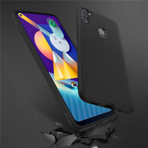 Samsung Galaxy M Serie Einfach Galaxy M11 Einfarbig TPU Handyhülle – Bild 4