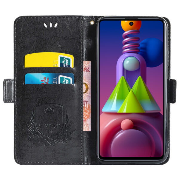 Samsung Galaxy M Serie PU Galaxy M51 Ölwachsleder Einfach Handyhülle – Bild 8