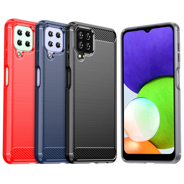 Samsung Galaxy M Serie Galaxy M22 Einfarbig Handyhülle Einfach TPU – Bild 2